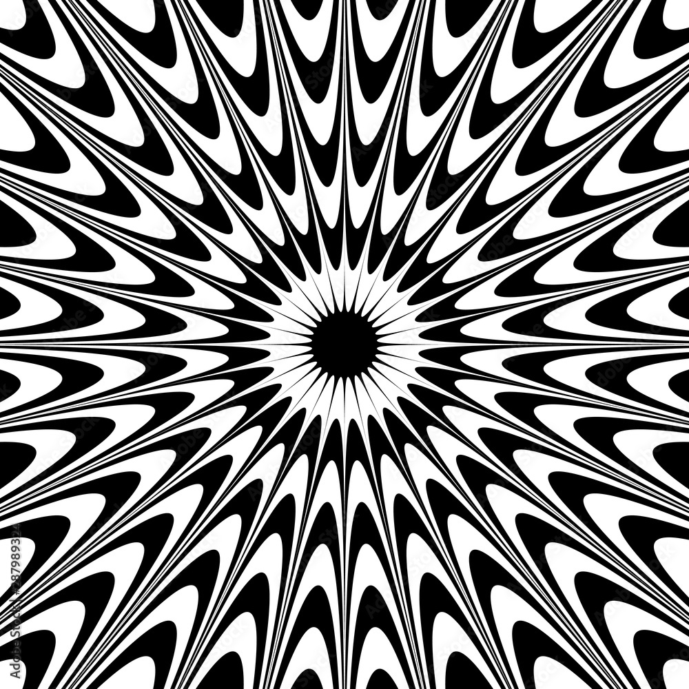 Aufkleber Abstract flash geometric pattern background vector design.