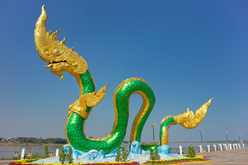 Nong Khai Thailand: Lan Phaya Nak (Legendary Water Dragon)