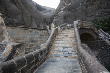 Aden tanks ( Al-Tawila tanks) in Kreiter city/Yemen . This Uunique architecture was built since the fifteentht century BC in order to drainage water and avoid the risk of flooding .