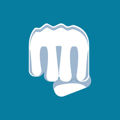 hand fist power isolated icon