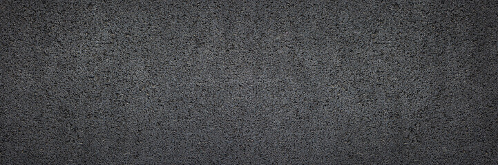 Black Asphalt Floor Background Wide Texture Pattern