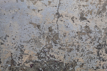 Old Weathered Cracked Concrete Wall Texture