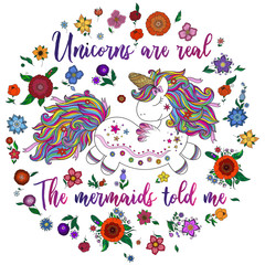 Unicorns are real. The mermaids told me.