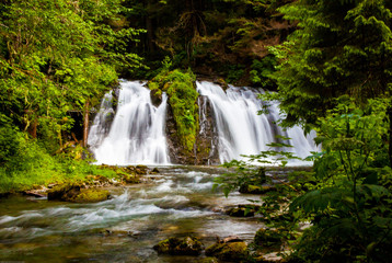 Gold Creek Falls outside Juneau In Alaska