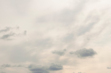 Sky and clouds during the daytime in the summer.