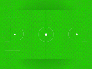 Football field sports vector illustration