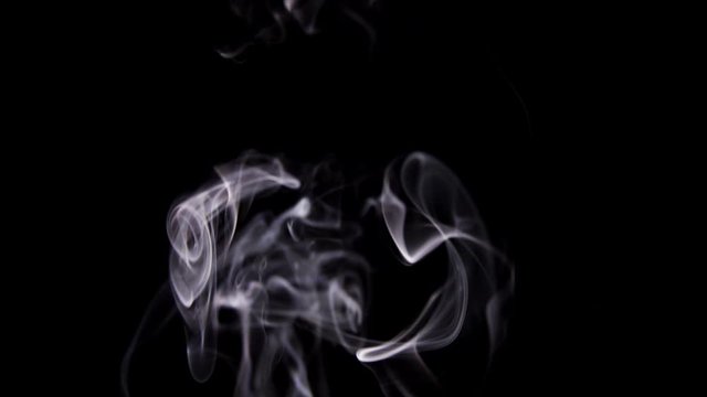 Rising smoke from cigar, special fx