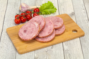 Natural ham made from pork
