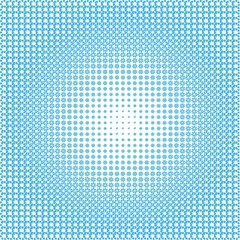 Blue background with floristic pattern