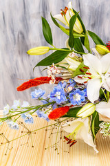 Bouquet of summer festive flowers