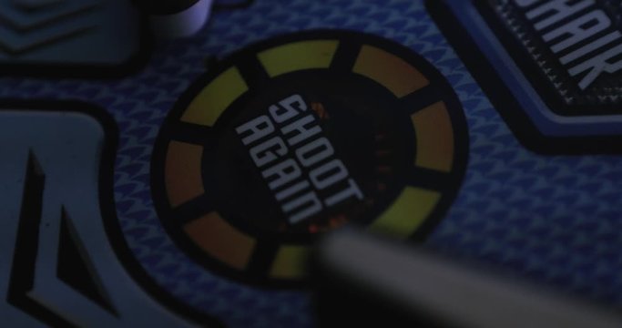 Arcade: Shoot Again Light On Pinball Machine
