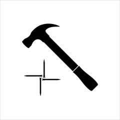Hammer Nail Icon