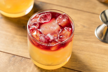 Whiskey New York Sour Cocktail