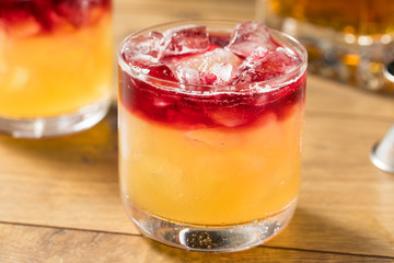 Whiskey New York Sour Cocktail