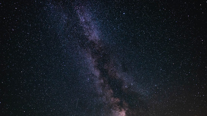 Milky way in the summer starry sky