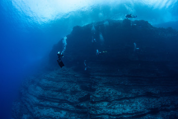 Molokini Krater Außenwand