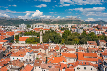 Fototapeta na wymiar Split Chorwacja panorama