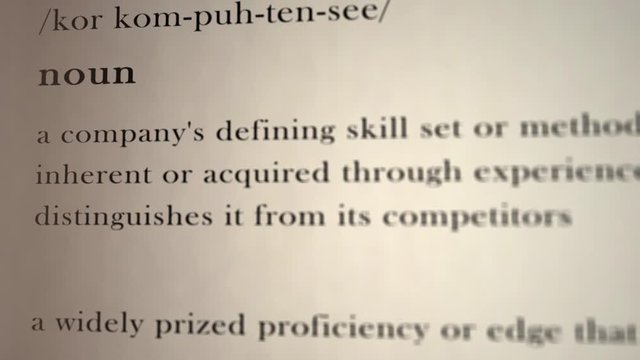 Core Competency Definition