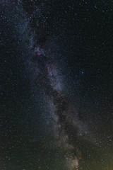 Milky way in the summer starry sky