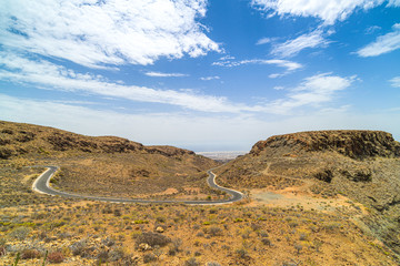 Mountain landscape of Gran Canaria, Spain