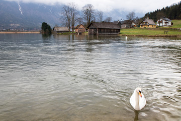 lake in mountains