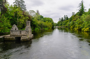 Fototapeta na wymiar Monk's Fishing House, River Cong, Cong, Ireland