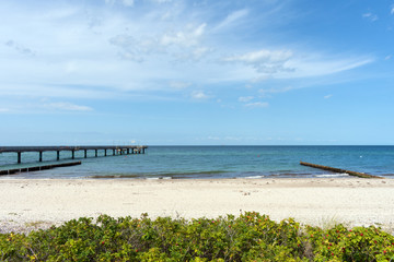 Coast of Heiligendamm, Bad Doberan, Mecklenburg-West Pomerania, Germany