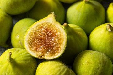 Raw Green Organic Figs