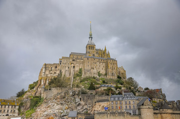 Obraz premium Great Le Mont-Saint-Michel in France