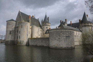 Fototapeta na wymiar The Chateau of Sully Sur Loire