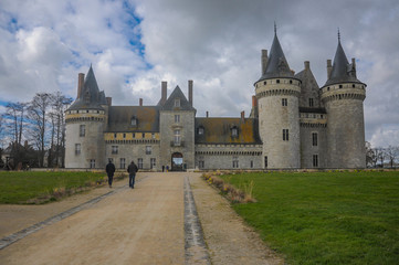 Fototapeta na wymiar Beautiful castle of Normandy