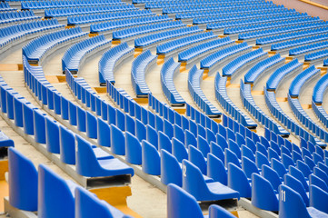 Naklejka premium Empty stadium seats