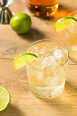 Homemade Rum and Tonic Cocktail