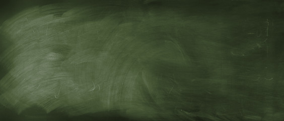 Green blackboard or chalkboard