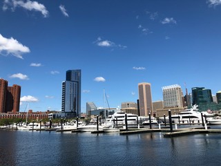 Naklejka premium Baltimore Harbor