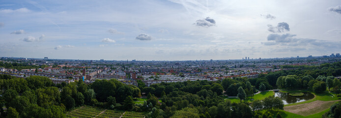 Obraz na płótnie Canvas panorama of Amsterdam
