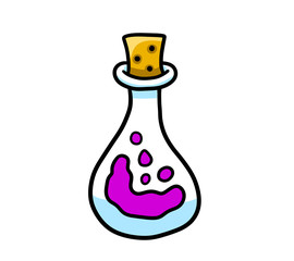 Magical Stylized Purple Potion
