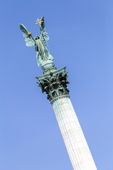 Hero Square in Budapest, Hungary