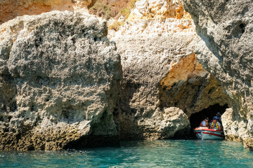 The caves trip in Lagos, Portugal