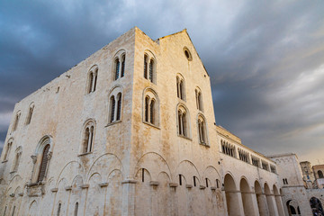 Fototapeta premium Italy, Apulia, Metropolitan City of Bari, Bari. Basilica Di San Nicola (Basilica of Saint Nicholas).