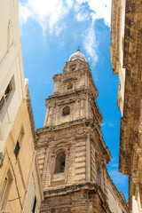 Italy, Apulia, Metropolitan City of Bari, Monopoli. Chiesa di Santa Maria del Suffragio, also known...