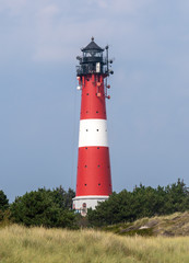 Fototapeta na wymiar Lighthouse Hörnum on the island Sylt, Germany