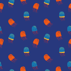 Jellyfish print pattern