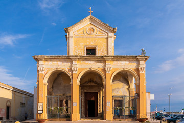 Naklejka premium Italy, Apulia, Province of Lecce, Gallipoli. Chiesa di Santa Maria del Canneto.