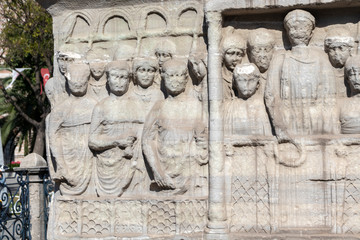 Obelisk of Theodosius in city of Istanbul, Turkey