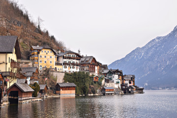 Fototapeta na wymiar village in austria 