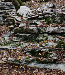 rocks and stones in mountains