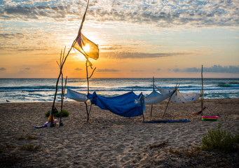 Tent on the beach