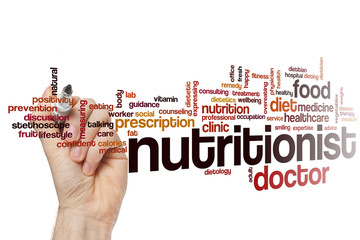Nutritionist word cloud