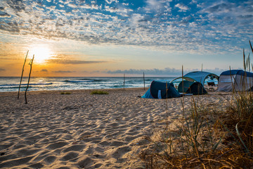 Tent on the beach